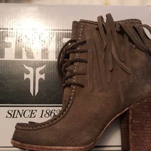 FRYE Brand Fringe Bootie